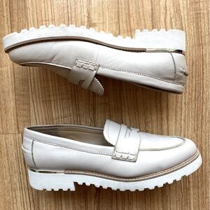 Franco Sarto Off-White Loafers